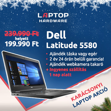 Dell Latitude 5580 Karácsonyi laptop akció!