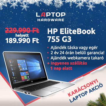 HP EliteBook 755 G3 Karácsonyi laptop akció!