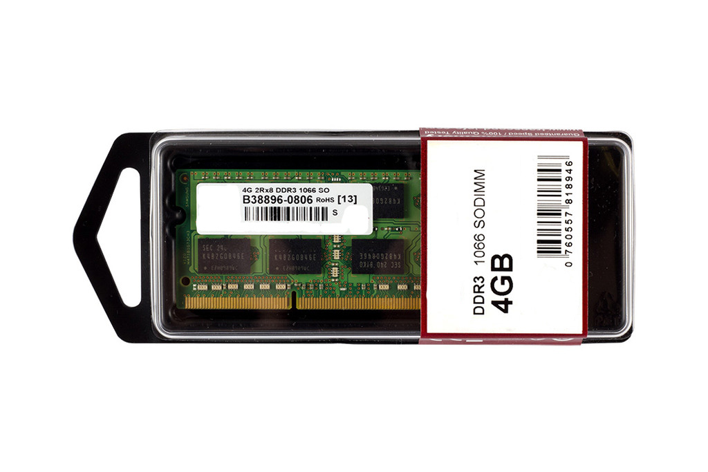 4GB DDR3 1066MHz gyári új laptop memória