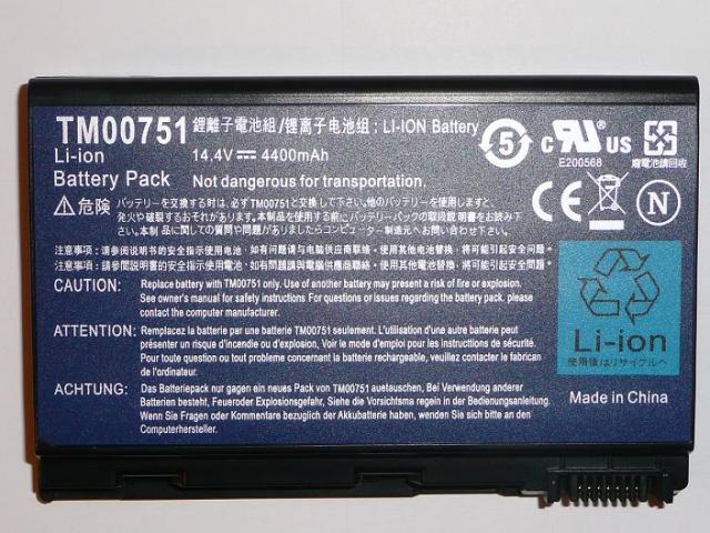 Acer Travelmate 7520 sorozat laptop akkumulátor, gyári új, 8 cellás (4400mAh)