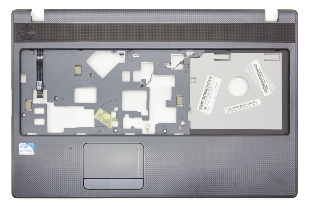 Acer Aspire 5250, 5733Z használt szürke felső fedél + touchpad, hangszóró (60.RJW02.001)