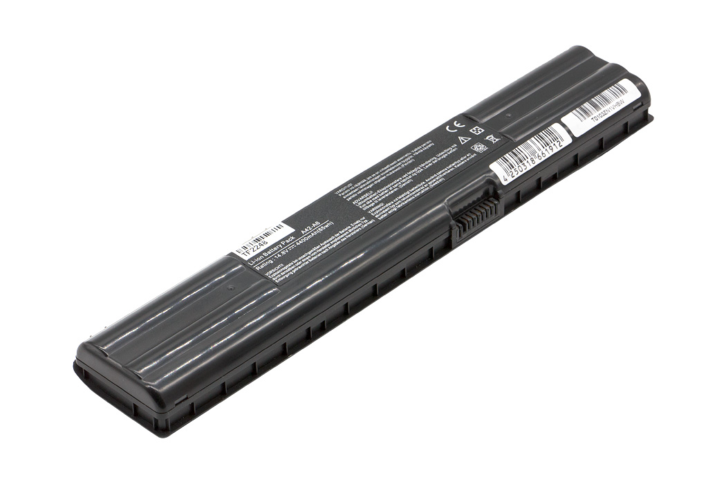 Asus A6000 (A6) A6L laptop akkumulátor, új, gyárival megegyező minőségű helyettesítő, 8 cellás (4400mAh)
