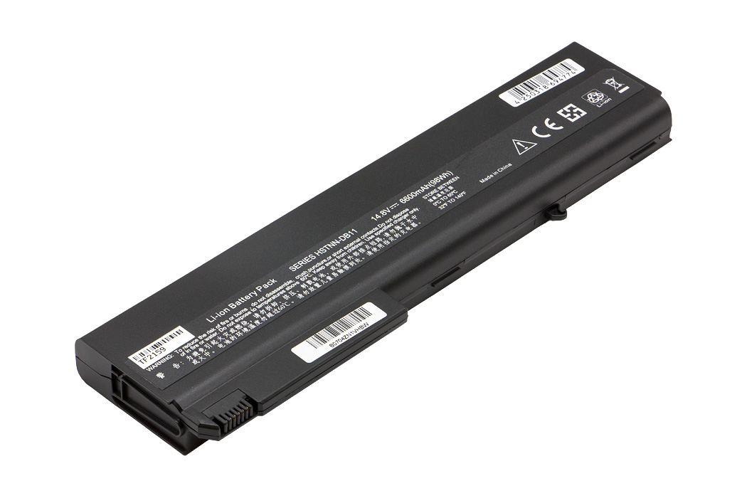 HP Compaq nx sorozat nx8420 laptop akkumulátor, új, gyárival megegyező minőségű helyettesítő, 12 cellás (7800mAh)