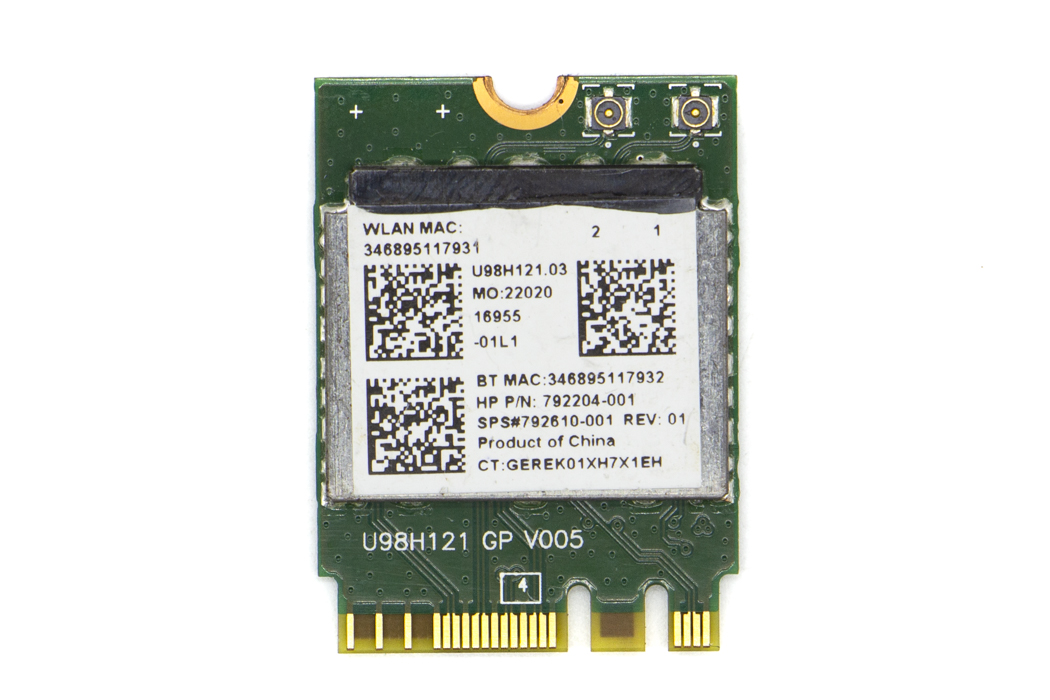 RTL8723BE gyári új Mini PCI-e (half) WiFi (802.11bgn) és Bluetooth 4.0 kártya, HP (753077-001, 792610-001)
