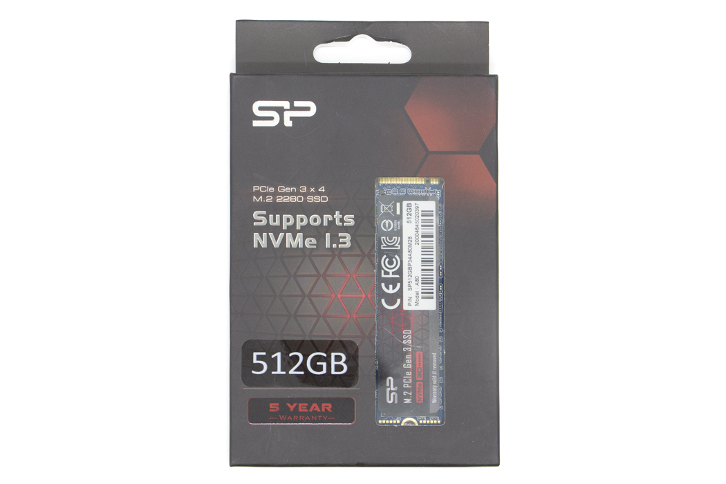Silicon Power A80 512GB gyári új M.2 (2280) PCIe NVME SSD meghajtó kártya (SP512GBP34A80M28) | 5 év garancia! | Ingyenes beszereléssel!
