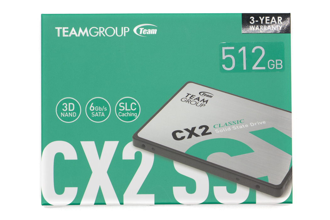 Teamgroup 512GB SSD meghajtó CX2 | 3 év garancia! | Ingyenes beszereléssel!