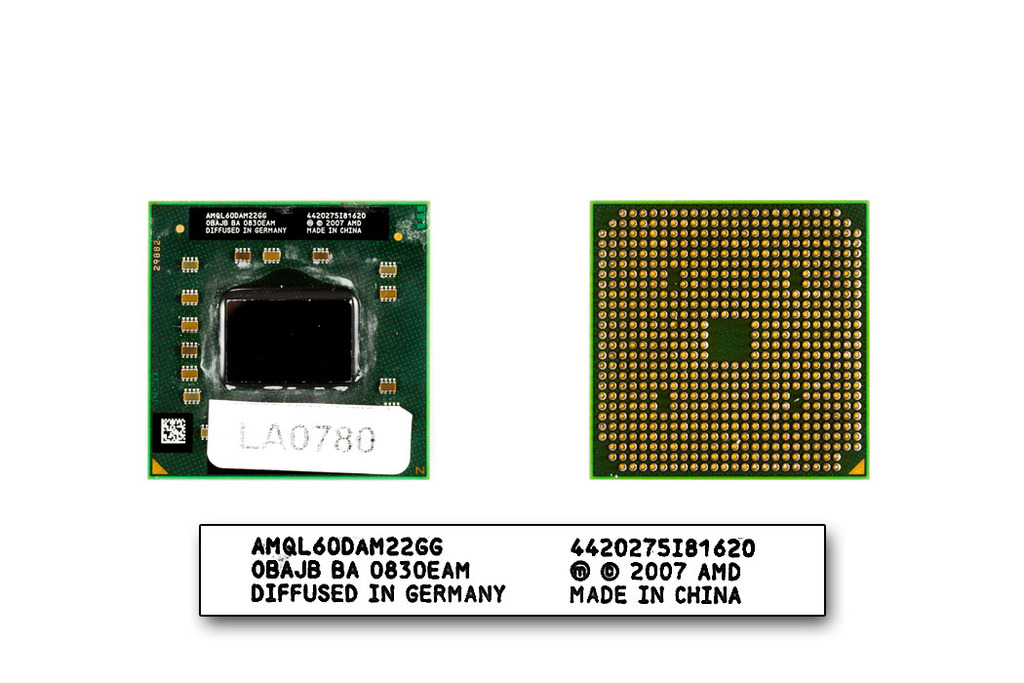 AMD Athlon 64 X2 QL-60 1900MHz használt CPU, AMQL60DAM22GG