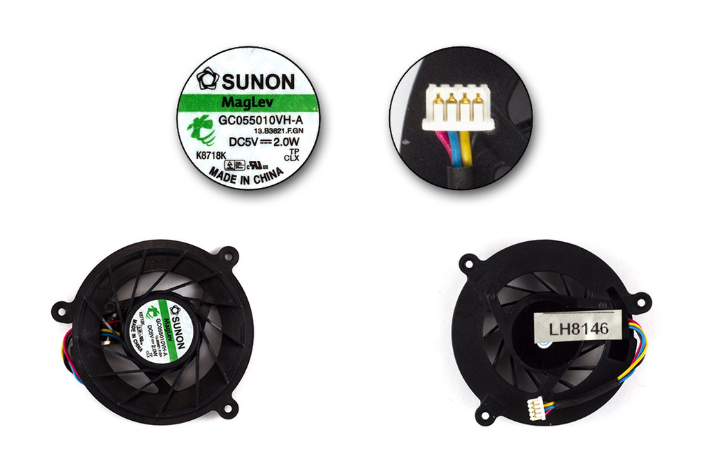 Asus A8, F3, Z53, Z99 gyári új hűtő ventilátor (GC055010VH-A)