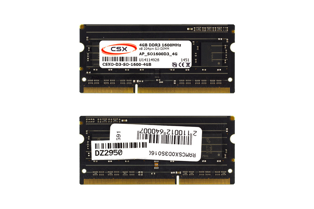 4GB DDR3 1600MHz gyári új memória
