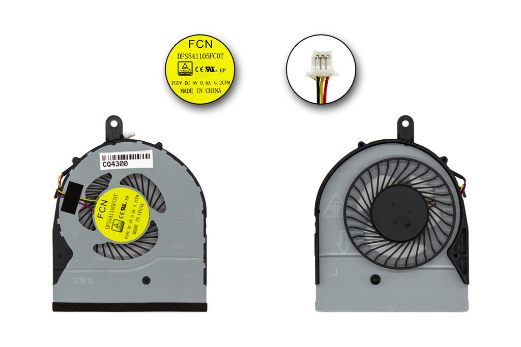 Dell Inspiron 5558, 5758, Vostro 3458, 3558 gyári új hűtő ventilátor (DFS541105FC0T, FG9V)