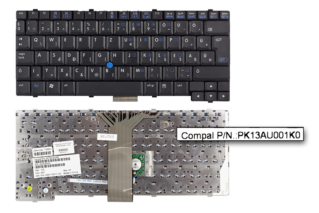HP TC sorozat tc4200 fekete magyar laptop billentyűzet