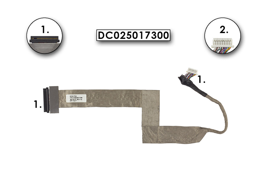HP OmniBook XE3 használt Kijelző Kábel (14inch)(DC025017300)