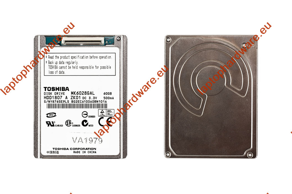 60GB 4200RPM 1.8'' ZIF PATA (Ultra ATA-100) gyári új winchester, HDD