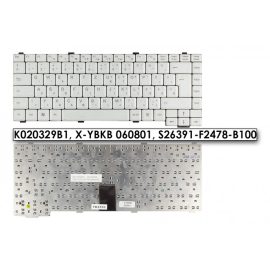   Fujitsu Amilo Pro V7010, V8010 használt magyar fehér billentyűzet, K020329B1