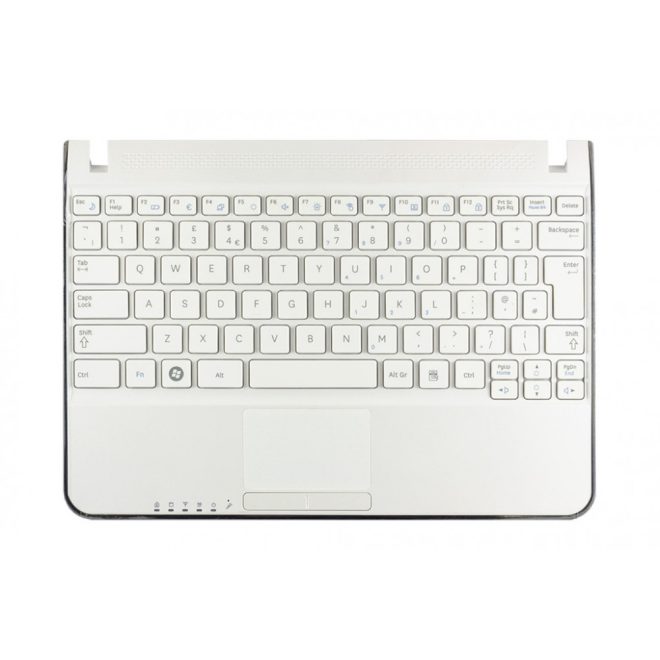 Samsung N N210 fehér UK angol Laptop billentyűzet