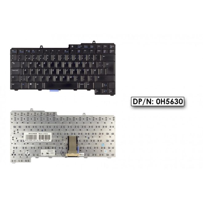 Dell Inspiron 6000, Latitude D510 használt SVÉD-FINN laptop billentyűzet (0H5630)