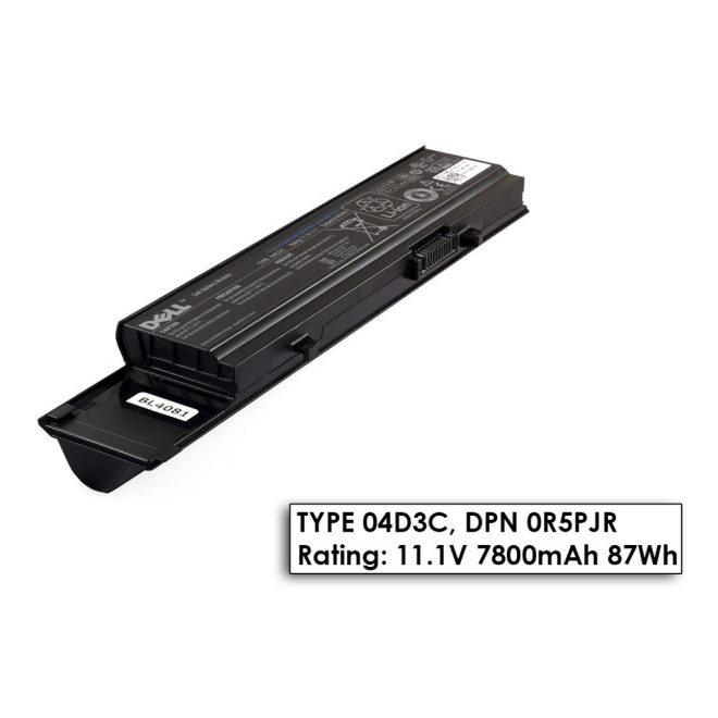 Dell Vostro 3400 Laptop akkumulátor, gyári új, 9 cellás (7800mAh)