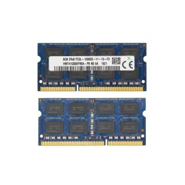 8GB DDR3L 1600MHz low voltage (1,35V) laptop memória