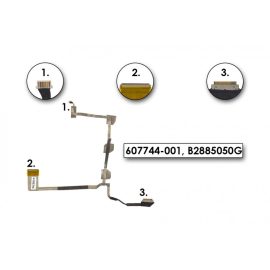   HP Mini 110-3000, Compaq CQ10 használt LCD kijelző kábel, 607744-001
