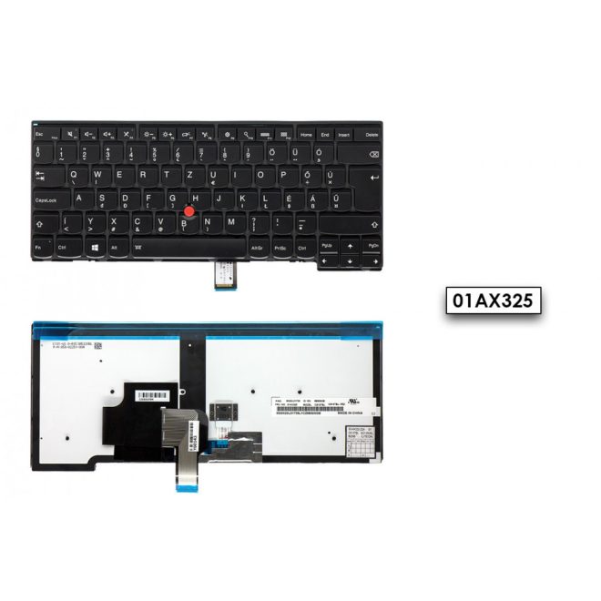 Lenovo ThinkPad T440 fekete magyar Laptop billentyűzet