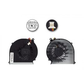   Compaq Presario CQ43, CQ57, HP G43, G57 gyári új hűtő ventilátor, 646181-001, 646183-001