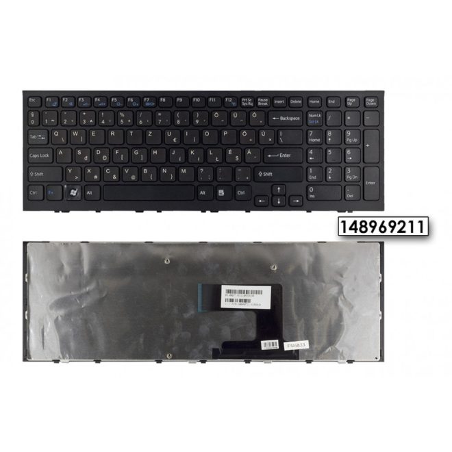 Sony Vaio VPC-EL fekete magyarított billentyűzet, 148968711