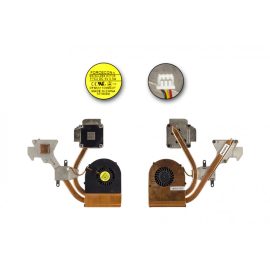   MSI GX633 használt komplett hűtő ventilátor egység, DFS531105MC0T, F7C2