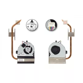   Asus K54C, K54L használt komplett hűtő ventilátor egység, 13GN7B1AM010