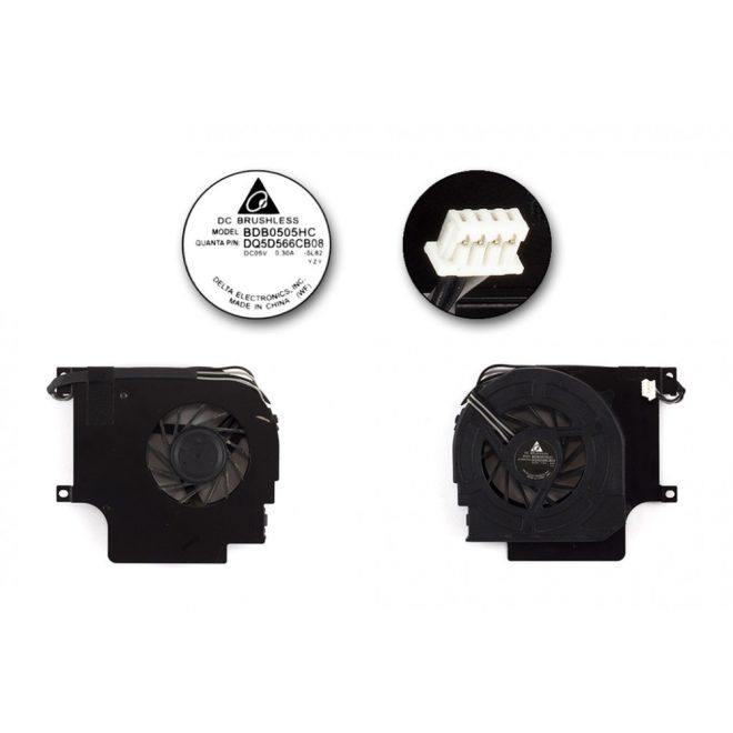 Advent 7023, 7111, 7205, 7209, Philips Freevents X54, X58 használt hűtő ventilátor (BDB0505HC, DQ5D566CB08)