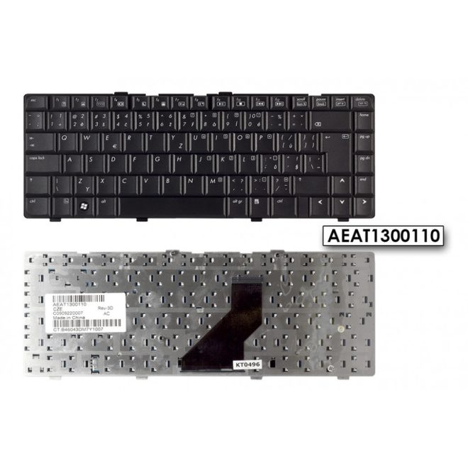 HP Pavilion DV6100 fekete cseh Laptop billentyűzet
