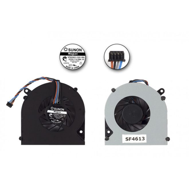 Toshiba Satellite C850, C870, L850, L870 hűtő ventilátor, beszerelési lehetőséggel, MF60090V1-C251-S9A