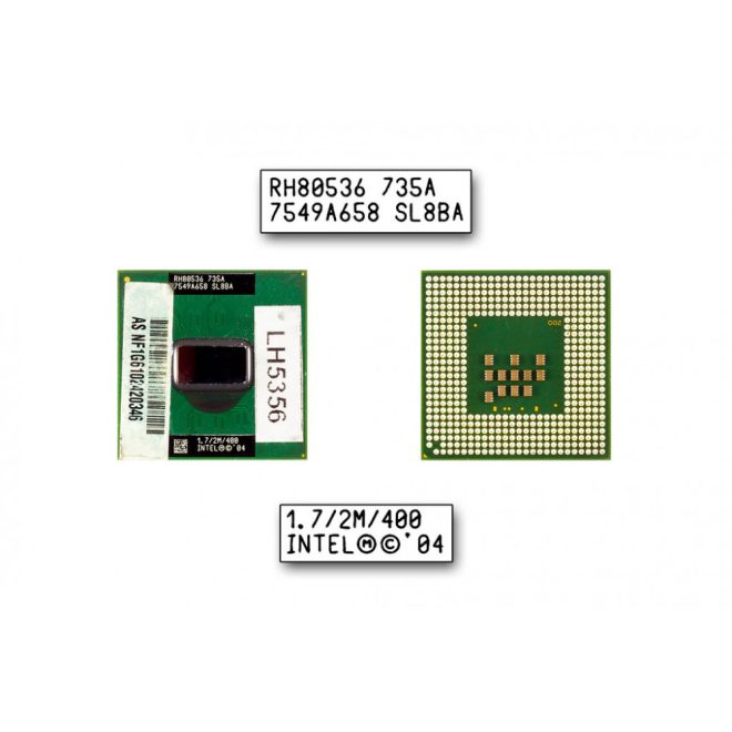 Intel Pentium M 735A 1700MHz használt CPU (SL7EP)