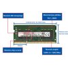 8GB DDR3 1600MHz laptop memória