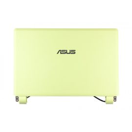   Asus EEEPC 700, 700X, 701C gyári új zöld LCD hátlap, zsanérokkal, hangszóróval és wifi antennával, 13GOA025AP030-1