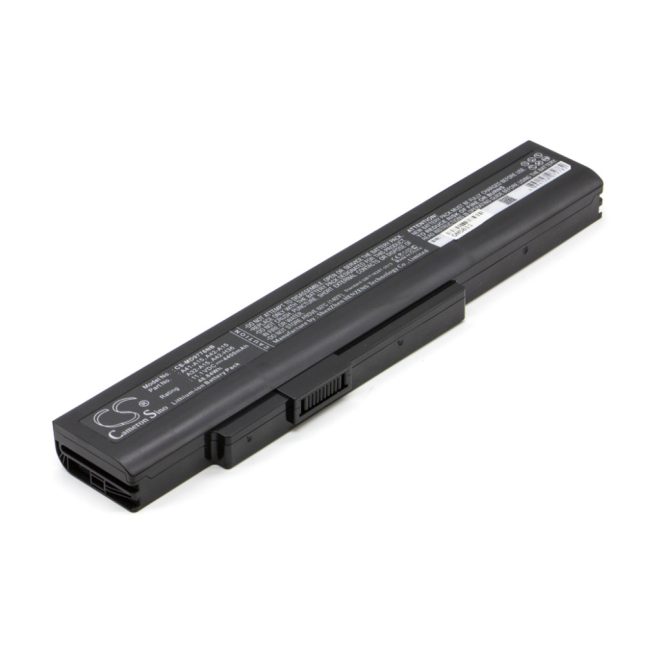 MSI CX640 Laptop akkumulátor, új, gyárival megegyező minőségű helyettesítő, 6 cellás (4400mAh)