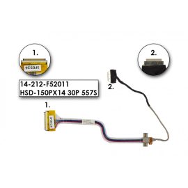   Prestigio 301S, ECS  iBuddy A530 netbookhoz használt LCD kábel (14-212-F52011)