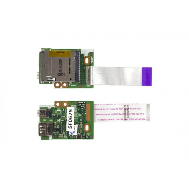 HP ProBook 6450b használt USB és SD kártya olvasó panel kábellel (6050A2331801)