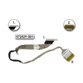   HP Compaq 610, 615 használt Kijelző kábel, 572529-001, 572530-001