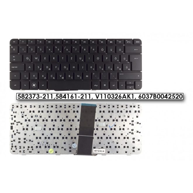 HP Pavilion dv3-4000, dv3-4100, dv3-4200, dv3-4300 gyári új magyar feket billentyűzet, (582373-211,584161-211)