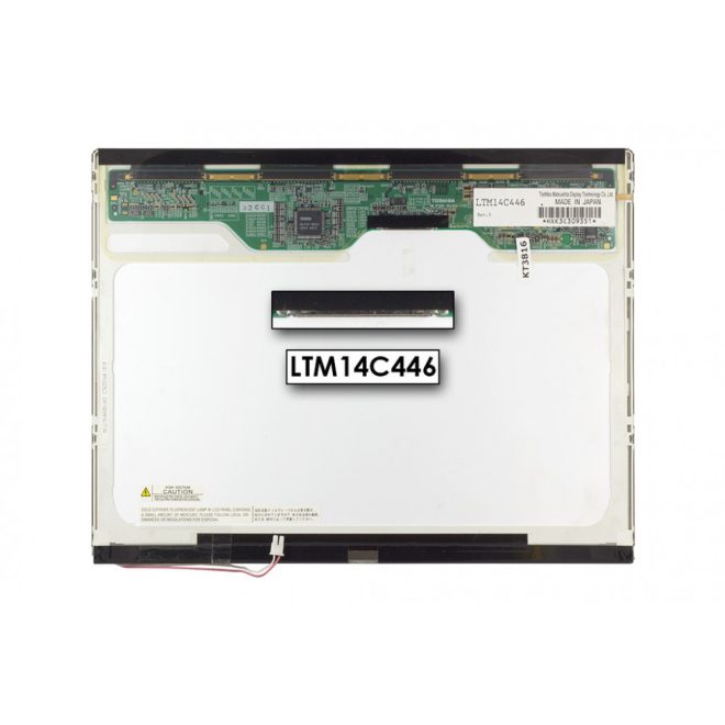 Toshiba XGA 1024x768 CCFL használt matt kijelző, LTM14C446