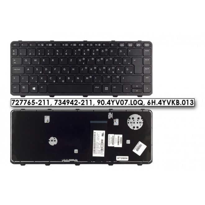 HP ProBook 430 G1 gyári új magyar keretes billentyűzet, 727765-211