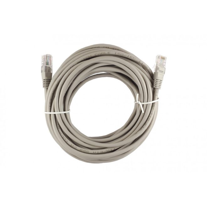 10m CAT6 szürke UTP Patch internet kábel