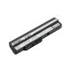 MSI Wind Wind U130 Laptop akkumulátor, új, gyárival megegyező minőségű helyettesítő, 6 cellás (4400mAh)