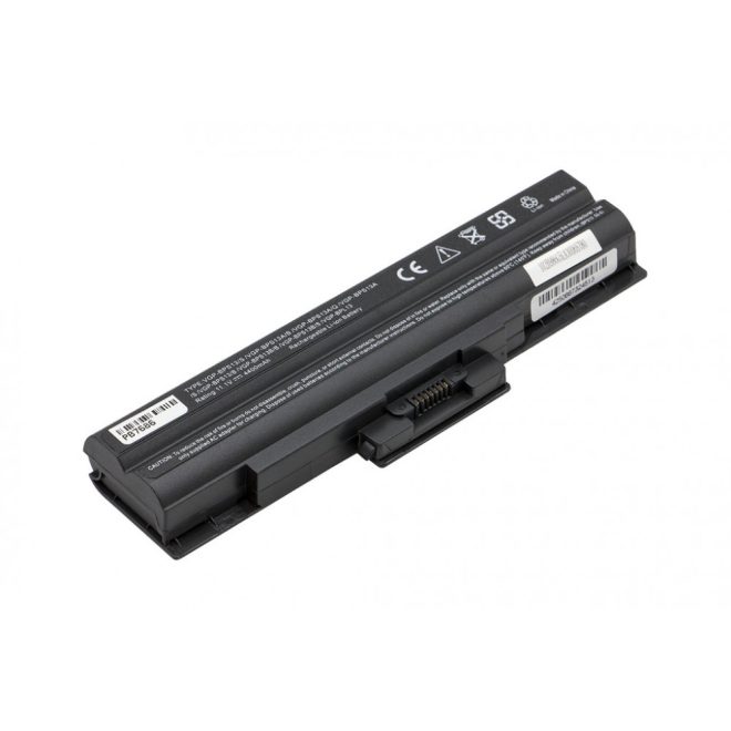 Sony VPC VPC-F13 Laptop Akkumulátor, új, gyárival megegyező minőségű helyettesítő, 6 cellás (4400mAh)