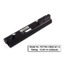   HP Compaq Mini Laptop akkumulátor, új, gyárival megegyező minőségű helyettesítő, 6 cellás (4400mAh)