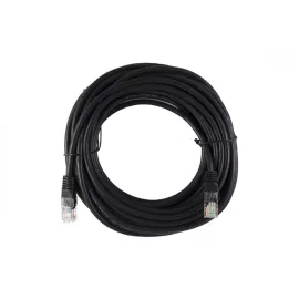 10m CAT5e fekete UTP Patch kábel