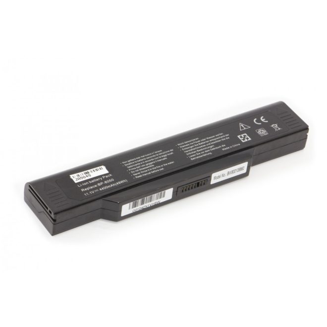 Mitac MiNote 8050 Laptop Akkumulátor, új, gyárival megegyező minőségű helyettesítő, 6 cellás (4400mAh)