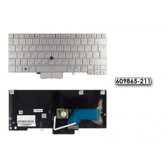 HP EliteBook 2740p ezüst magyar Laptop billentyűzet