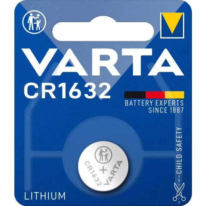 Varta CR1632 CMOS Lítium gomb elem, 3V-os