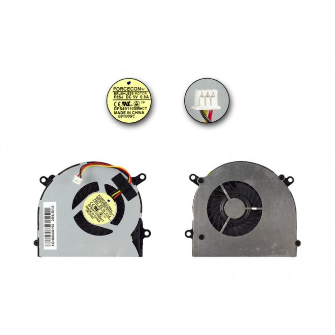 MSI MS-16D3, S6000, X600 gyári új hűtő ventilátor, beszerelési lehetőséggel, (E33-0800100-F05)